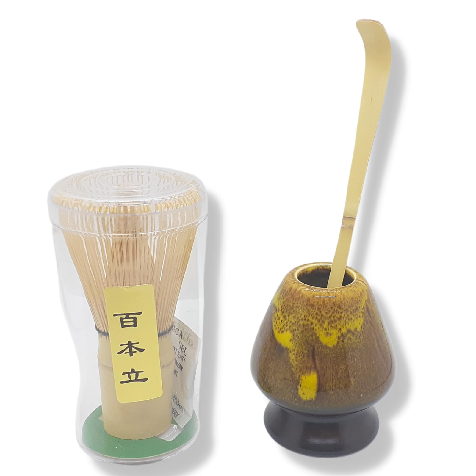 Amazon | MiHaruTsu 茶筅セット 茶せん 茶杓 茶さじ 茶筌 100本立 茶筅